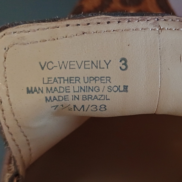 Vince Camuto Leopard Print Calf Hair Women's Loafers - Picture 8 of 9